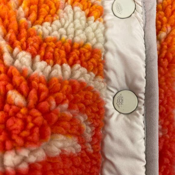 FP Movement - Free People Hit The Slopes Printed Fleece Jacket - Marigold - XS - Picture 6 of 11